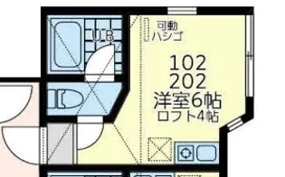 ユナイト生麦ジョルジオ【1階】の間取り