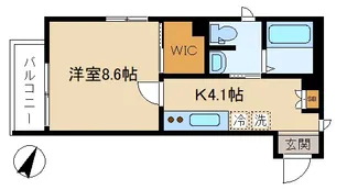 クォーレ松ノ木【3階】の間取り