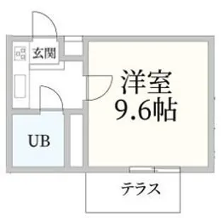 ジュネパレス新検見川第8【1階】の間取り