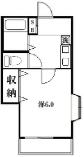 プレステージ北谷【1階】の間取り