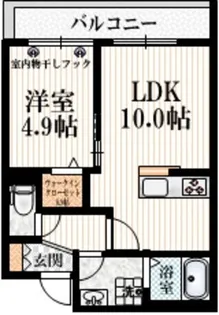 ルボワ阿佐谷【2階】の間取り
