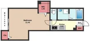 アニュス・デイ高輪【2階】の間取り
