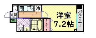 エスリード弁天町パークプレイス【2階】の間取り