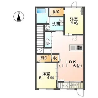 ディアコート【2階】の間取り
