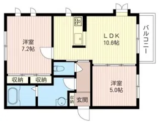 カルフール【2階】の間取り