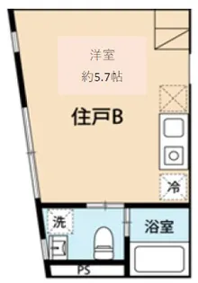レガーロ上馬【1階】の間取り