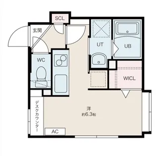 MonoFuromaひばりが丘【2階】の間取り