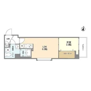 アルファコート西川口22【2階】の間取り