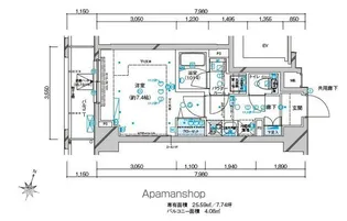 メインステージ板橋本町駅前II【6階】の間取り