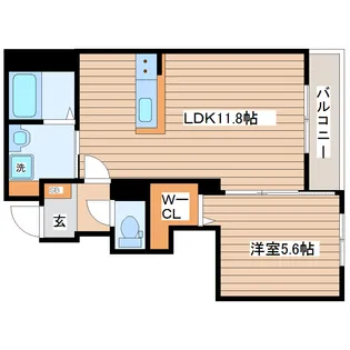 LongRiver四郎丸【1階】の間取り