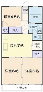 八百ふじ南光台ビル【2階】の間取り