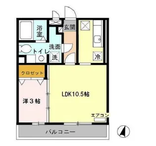 オーベルジュ【1階】の間取り