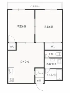 BAUHAUS舟入中町 No.18【8階】の間取り