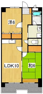 エステート小手指【3階】の間取り