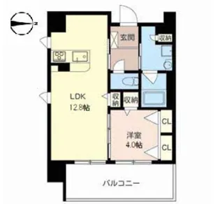 マジェスタ天満【3階】の間取り