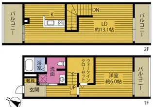 REGINA挾間【3階】の間取り
