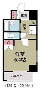 フォーラムビル【4階】の間取り