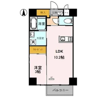 メゾンキコー今里【3階】の間取り