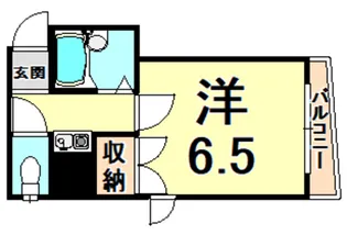 ユニテック甲子園【3階】の間取り