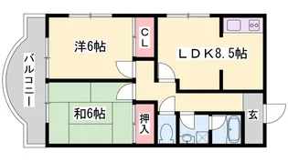 土井マンション【2階】の間取り