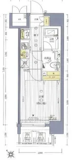 ヴァレッシア武蔵関駅前シティ【6階】の間取り