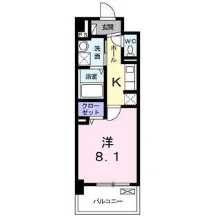 グレース東淀川【2階】の間取り