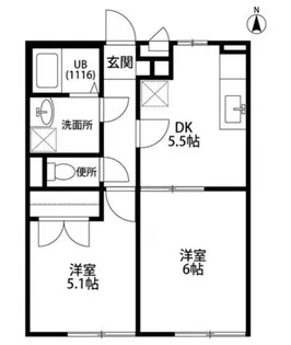 プレジール R【1階】の間取り