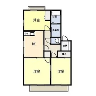 サンベルデ壱番館【1階】の間取り