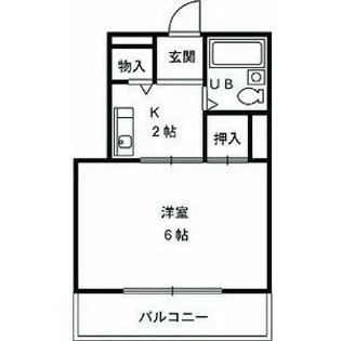 サントピア東海通I【1階】の間取り