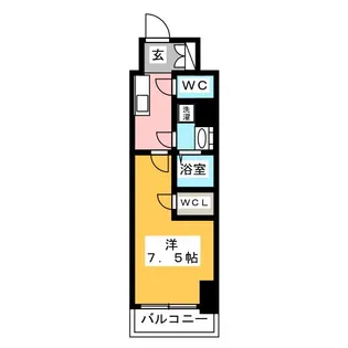 エスリード上前津ツヴァイテ【14階】の間取り