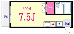メゾンクレール【2階】の間取り