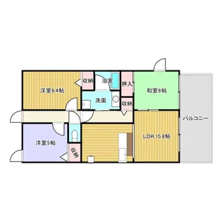 ローレルスクエア西大寺【1階】の間取り