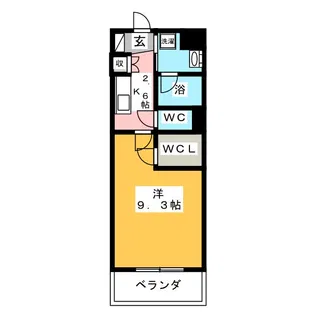 サンフォレスタ湘南【1階】の間取り
