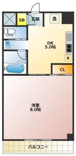 フォンテーヌやはぎI【3階】の間取り