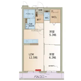 メゾン ド ヒルズ【2階】の間取り