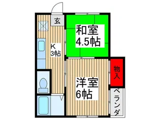 コ-ポ楓【3階】の間取り