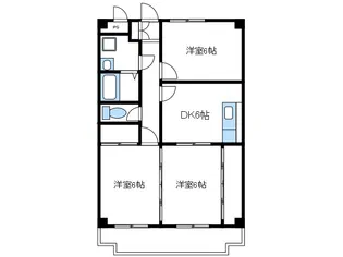 タウン泉の森I【2階】の間取り