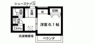 グランメール南江口【3階】の間取り