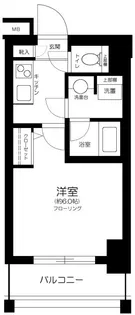 ガーラ・アヴェニュー渋谷【2階】の間取り
