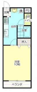 ハピネスタカラII【1階】の間取り