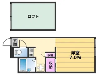グレースとよなか【2階】の間取り