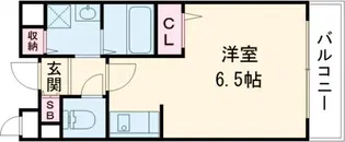 シャトレ・カラト【1階】の間取り