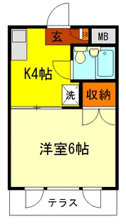 メゾンピエールIII【1階】の間取り