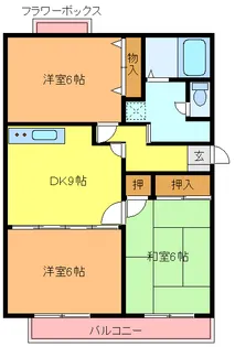 ネオストーンハイツ1番館【2階】の間取り