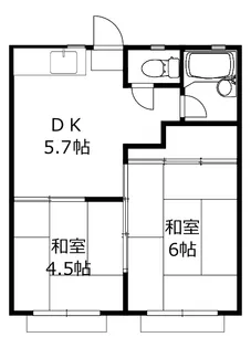 ファミール向島【2階】の間取り