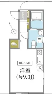 Grande Waseda【5階】の間取り