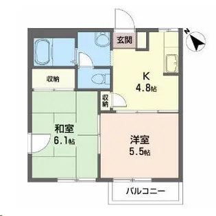 リッチモンド【2階】の間取り