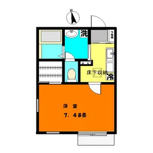 ガーデンヴェルデII【2階】の間取り