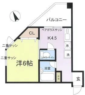 太閤コーポ江古田第五【2階】の間取り