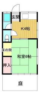 コーポキクチ【1階】の間取り